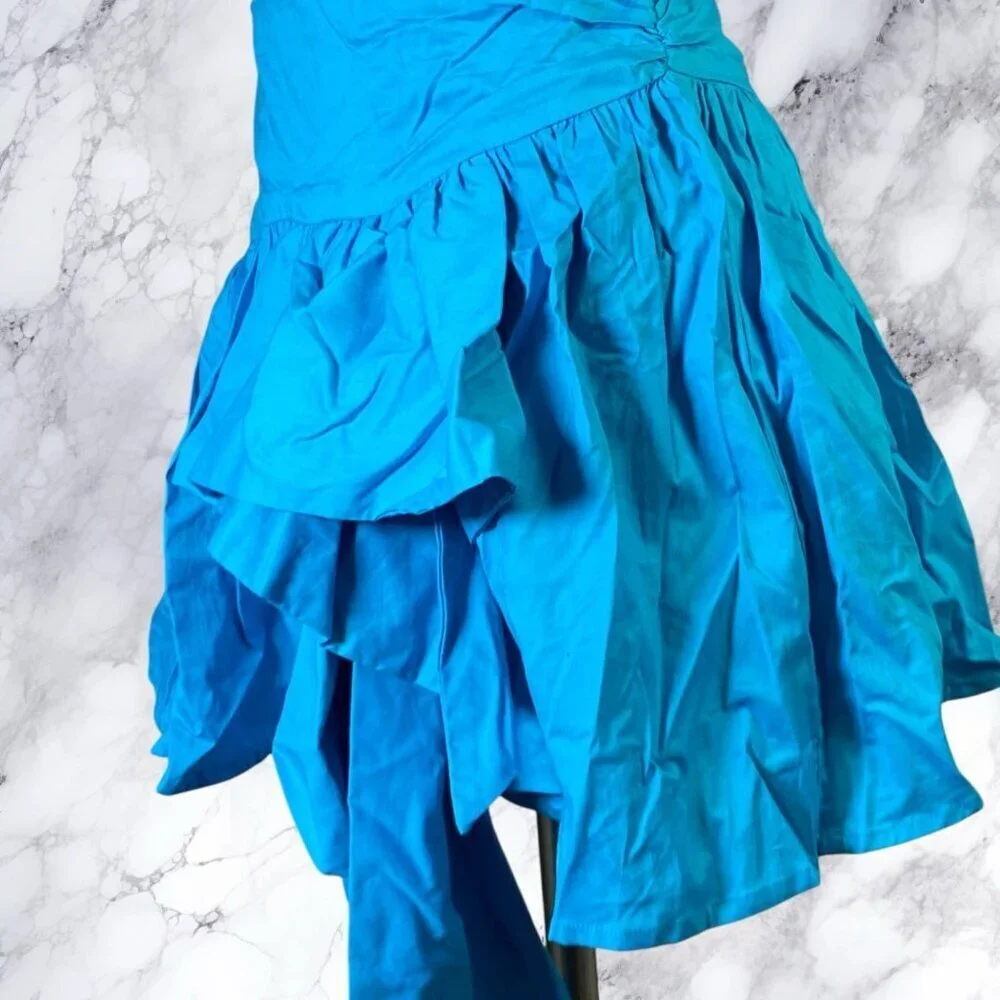 Lovers and Friends Myers Mini Skirt Turquoise Blue